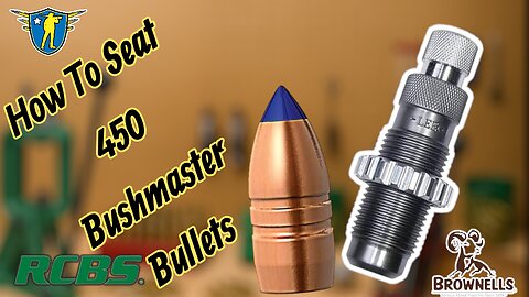 How to Seat 450 Bushmaster Bullets With Lee Seating Dies