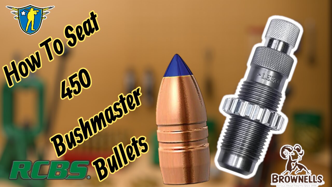 How to Seat 450 Bushmaster Bullets With Lee Seating Dies