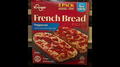KROGER FRENCH BREAD PIZZA