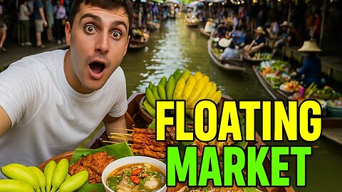 Bangkok’s FLOATING MARKET 🚤 (Hidden Gem You’ve Never Heard Of)