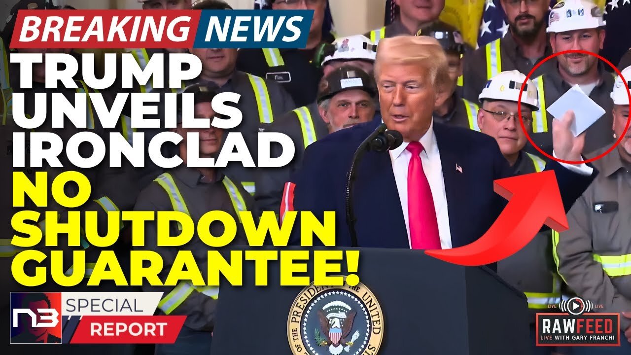 🚨 BREAKING: Trump Unveils Ironclad Guarantee to Prevent ANY Future Government Shutdown