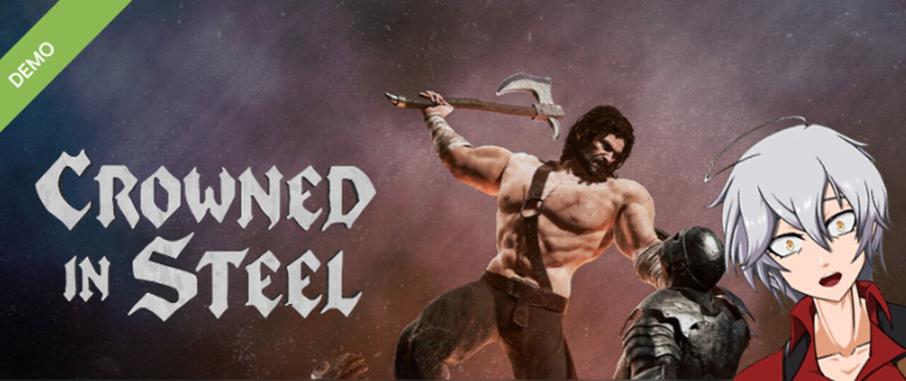 Let's try Crowned in Steel Demo then Evirobear 2000 coz i finished the demo early!