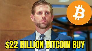 ERIC TRUMP: Nation Secretly Buys 200,000 Bitcoin - $22B BTC Stack Revealed