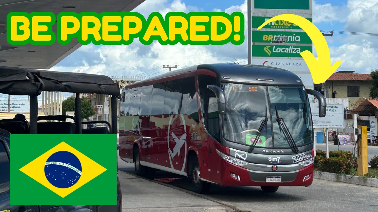 🚨 Bus travel in BRAZIL 🇧🇷 How do you buy tickets? Are Brazil buses safe?