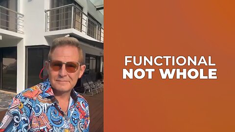 THE HEALTH CARE SYSTEM ONLY WANTS YOU FUNCTIONAL NOT WHOLE