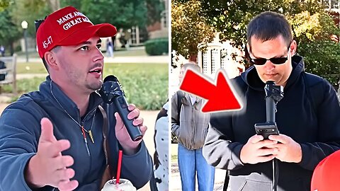 He Pulled Out His Phone and The Truth Stares Him Right In The Face