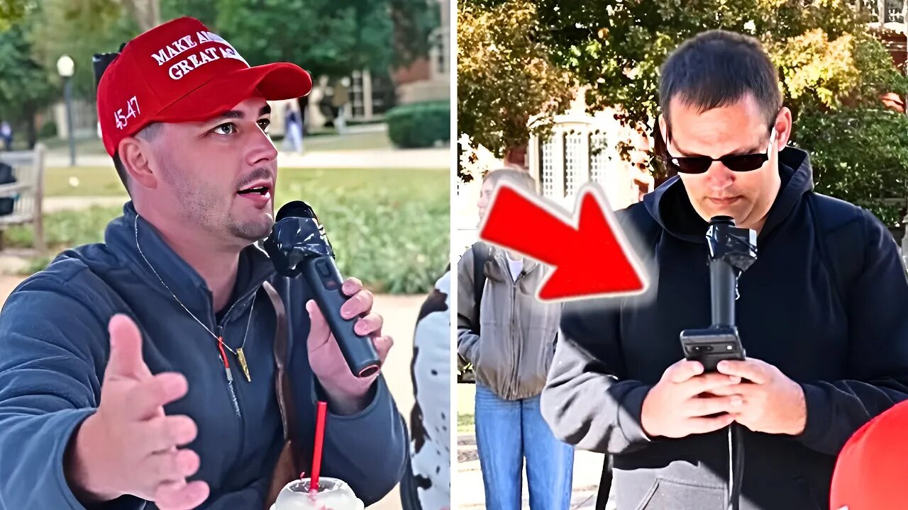 He Pulled Out His Phone and The Truth Stares Him Right In The Face