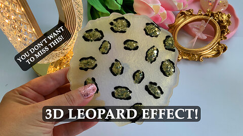 ✨ 3D Leopard Coaster Tutorial