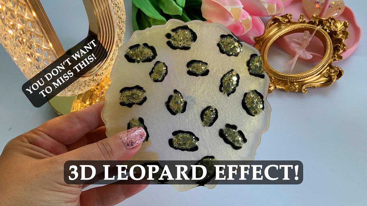 ✨ 3D Leopard Coaster Tutorial