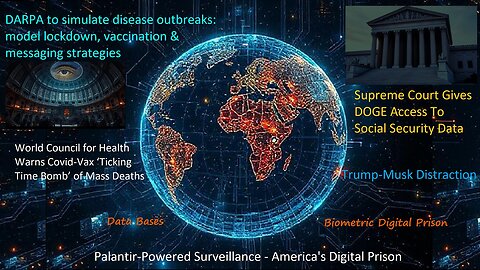 DARPA to Simulate Disease Outbreaks: Lockdown, Vaccination, Messaging strategies