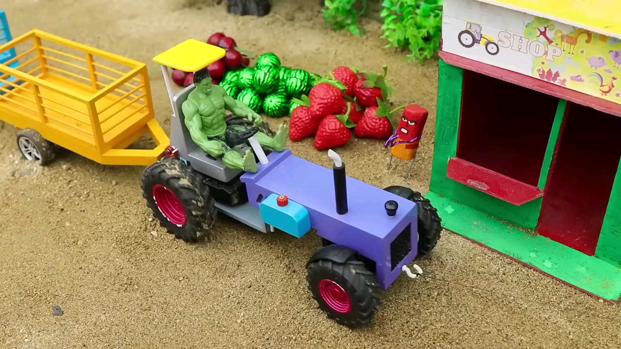 Diy_tractor_making_bulldozer_repair_train_railway___Excavator_Crawler_Crane_and_Construction_Trucks