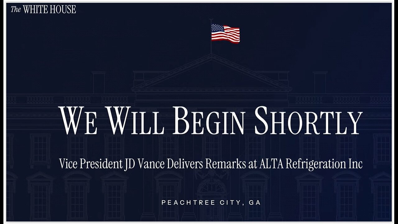 VP Vance Delivers Remarks Peach Tree, GA - ALTA Refrigeration 08.21.25