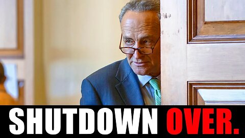 WOW： Schumer now privately BEGGING to reopen the Gov!!!