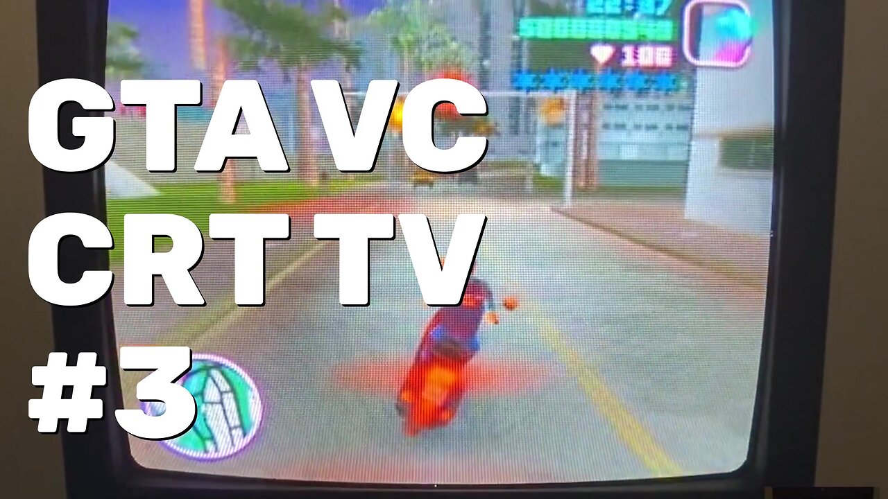 GTA Vice City Gameplay Part 3 - CRT Gaming