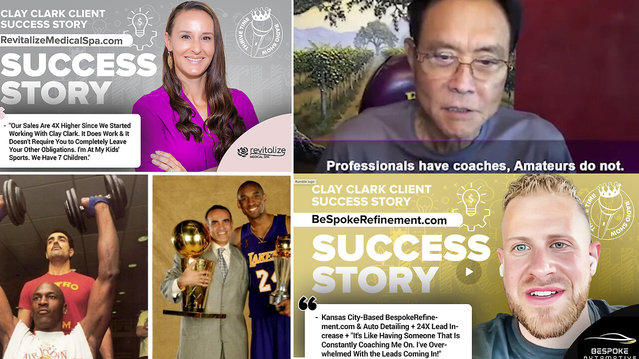 Business Coach | “If It’s Important to You. Hire a Coach. Amateurs Don’t Have a Coach. Professionals Hire a Coach.” - Robert Kiyosaki + Celebrating 4 Clay Clark Client Wins + Join Tebow At Clay Clark’s June 5-6 Business Workshop!