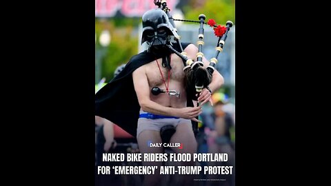 No Kings but a Sith lord in his bloomers, playing bagpipes.