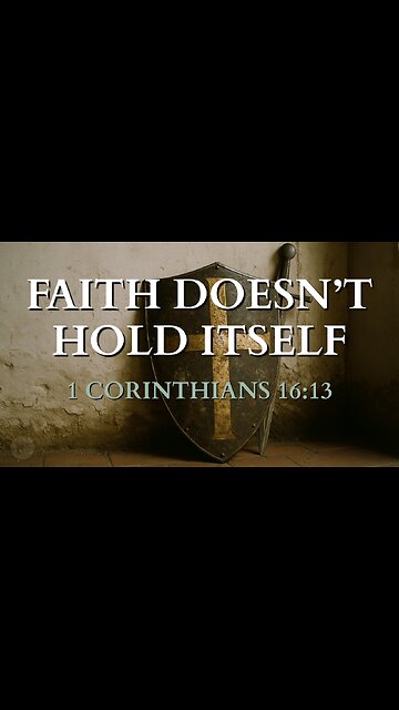 Faith Doesn’t Hold Itself 1 Corinthians 16:13