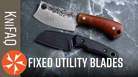 Fixed Blade Utility Knives - KniFAQ #229