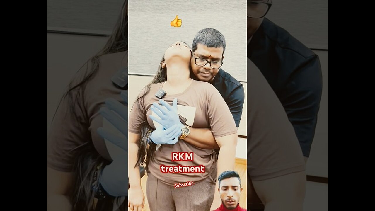 relaxation full-body massage😍 hair cracking #chiropractor #