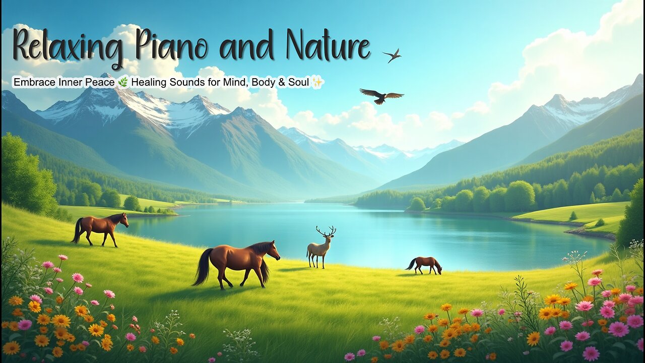 Relaxing Piano & Nature Sounds | Calming Music for Sleep, Focus, Meditation & Stress Relief