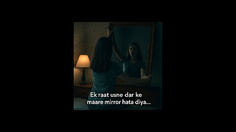 Ek Ladki Haar Raat Mirror Ke Samne Bethi Thi.....😱