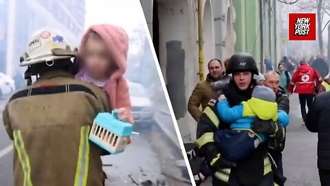 Toddlers injured, one adult dead as Russian drone strike hits daycare in Kharkiv, Ukraine
