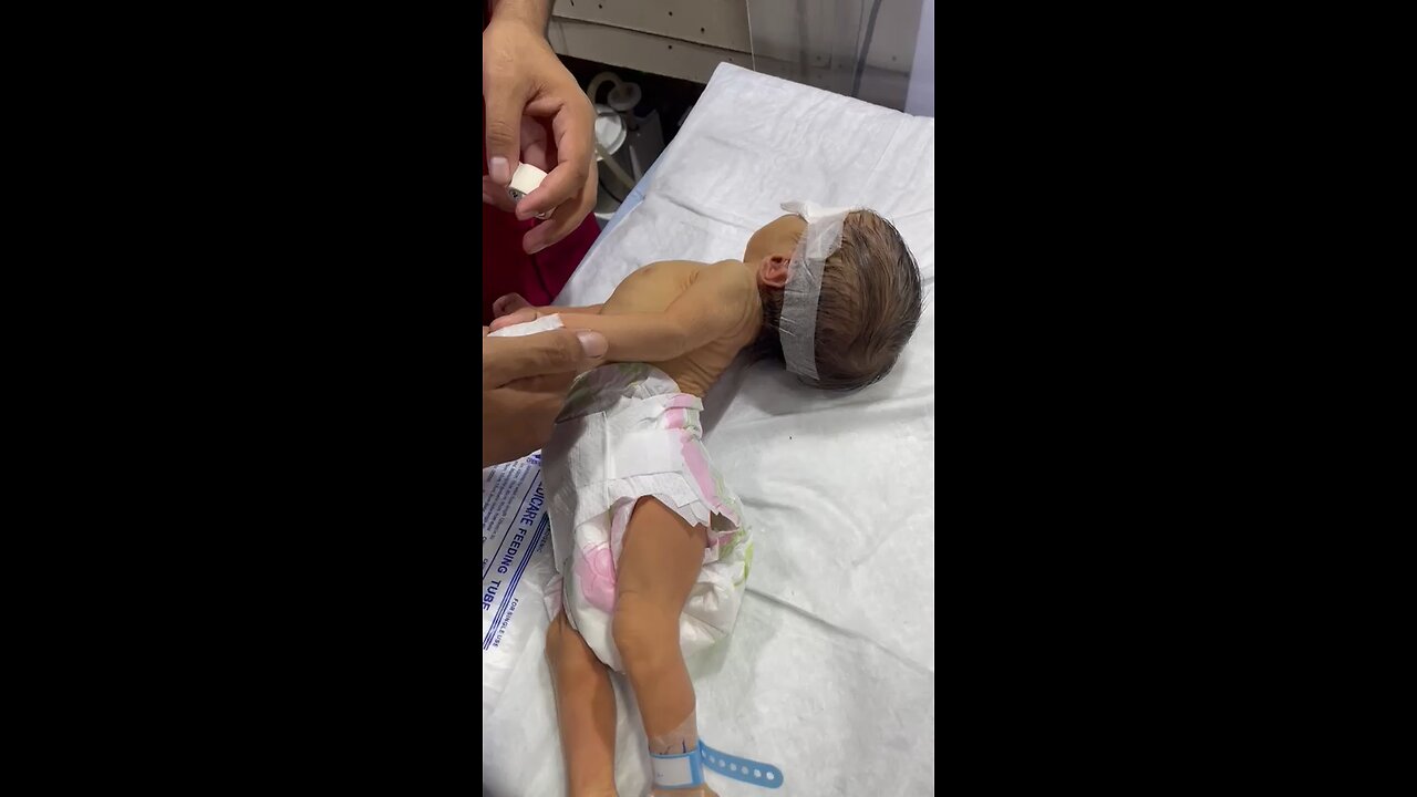 newborn baby is in severe pain