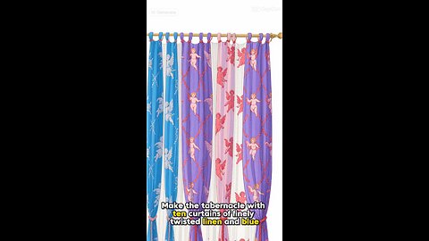 “Make the tabernacle with ten curtains....woven into them by a skilled worker.” – Exodus 26:1–2