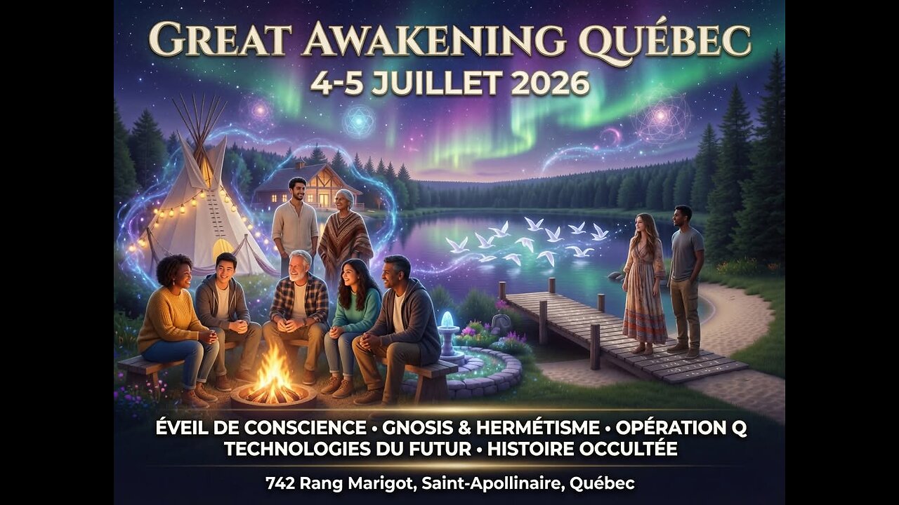 #115 Great Awakening Québec Podcast 14 Juin 2026 14h
