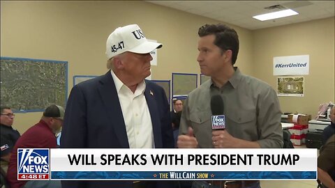 Trump Commits to Rebuild During Emotional Interview in Kerrville: “A Lot of Love and a Lot of Heart”