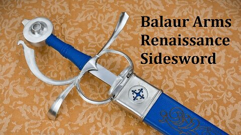 Test Cutting with the Balaur Arms Renaissance Sidesword