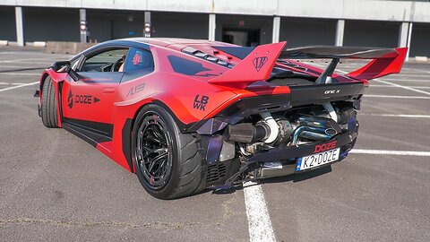 1600HP TWIN TURBO Lamborghini Huracan GT Libertywalk | Cold Start, Acceleration, Sounds