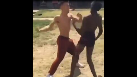Everytime he starts winning people break it up, street fight