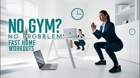 No Gym No Problem – Best Home Workouts for Busy People / GR Motivation