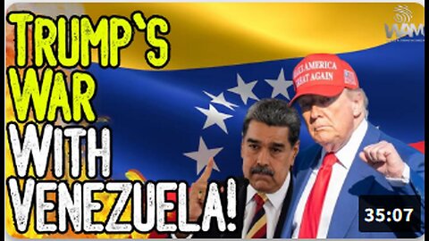 TRUMP'S WAR WITH VENEZUELA - The Truth They're Not Telling You! - Airspace Closed As US Moves In!