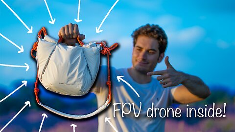 Nobody Suspects I’m Carrying a FPV Drone 🕵🏻‍♂️ PGYTECH OneGo Rope Strap Bag!