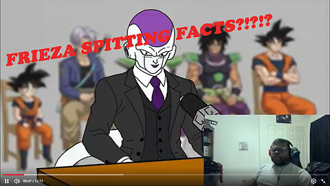 frieza spitts facts in 20 vs 1 reaction