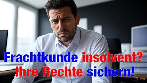 Frachtkunde insolvent - was tun? Ihre Rechte als Logistiker