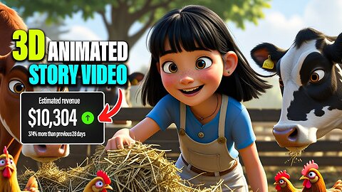 Make Money Creating 3D Animated Story Videos with AI | FREE AI Tools