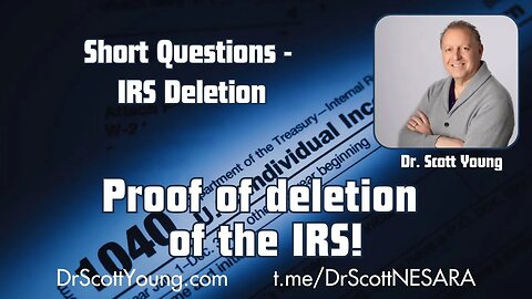 Proof of the Deletion of the IRS