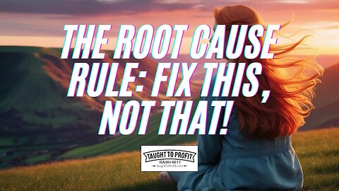 The Root Cause Rule: Fix THIS, Not That! (Transform Your Life & Business)