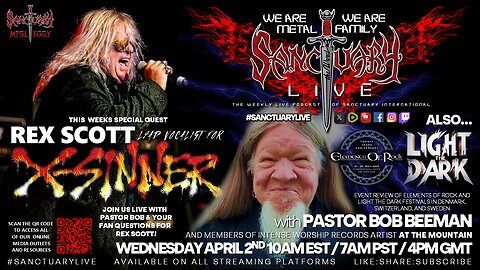 X-SINNER frontman REX SCOTT on !SANCTUARYLIVE!