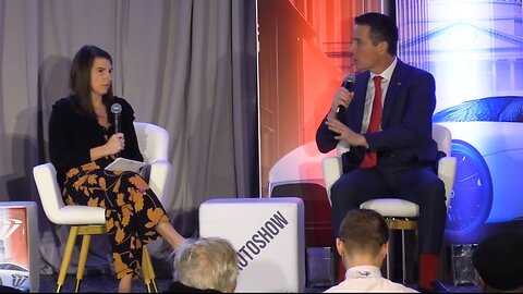 U.S. News' Managing Editor of News, Devon Haynie, held a fireside chat with Sen. Bernie Moreno on Pu
