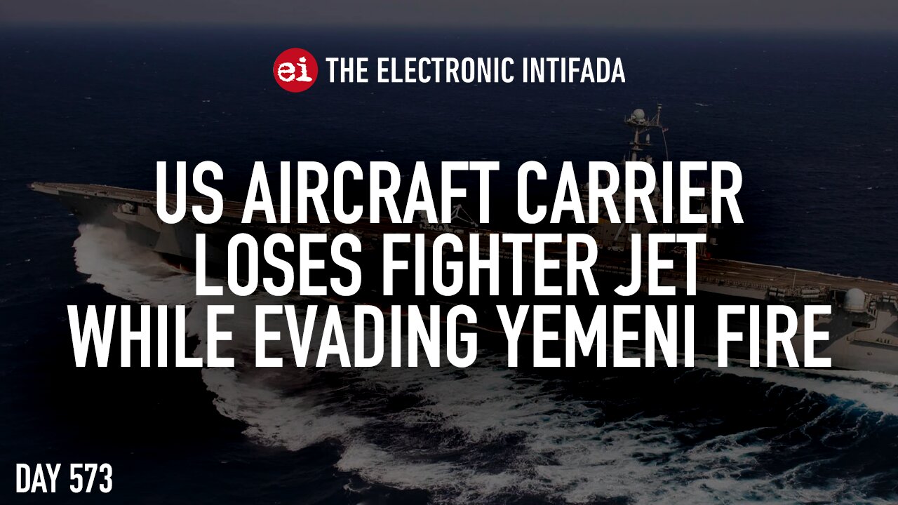 US aircraft carrier loses fighter jet while evading Yemeni fire, with Jon Elmer