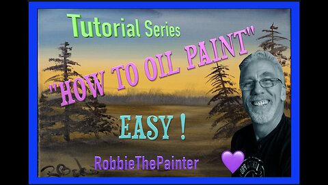 Easy Oil Painting Tutorial (part 1) | How To Oil Paint