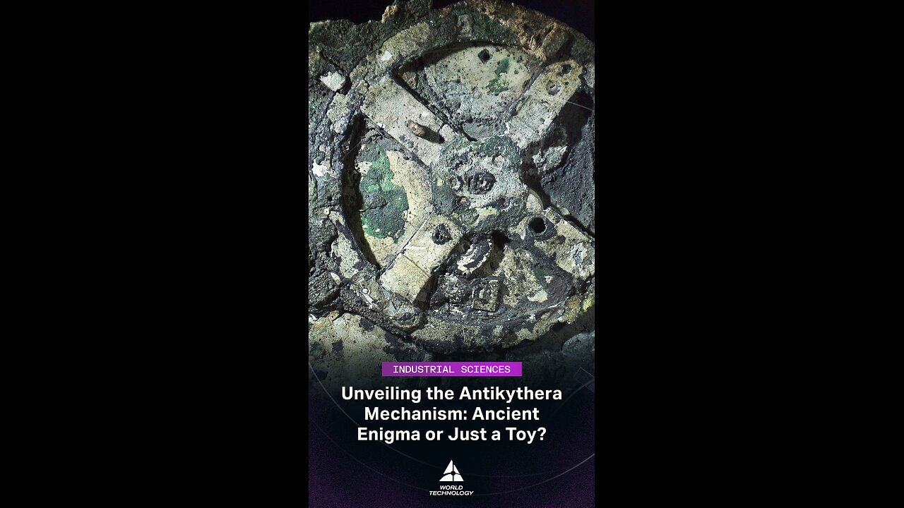 Unveiling the Antikythera Mechanism: Ancient Enigma or Just a Toy?