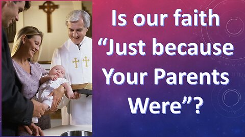 Does "Kids Take the Religion of their Parents" Explain Why There are so Many Christians?
