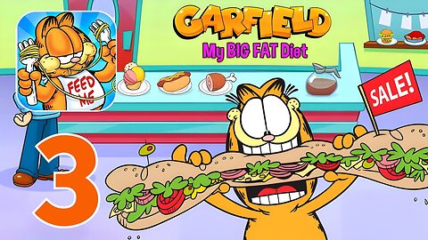 Garfield: My Big Fat Diet - Gameplay Walkthrough Part 3 - Level 21-30 (iOS, Android)