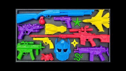 Cleaning Nerf Shotgun, Assault Rifle, AK47, Sniper Rifle, Glock Pistol, M16, Laser Gun EPS 03