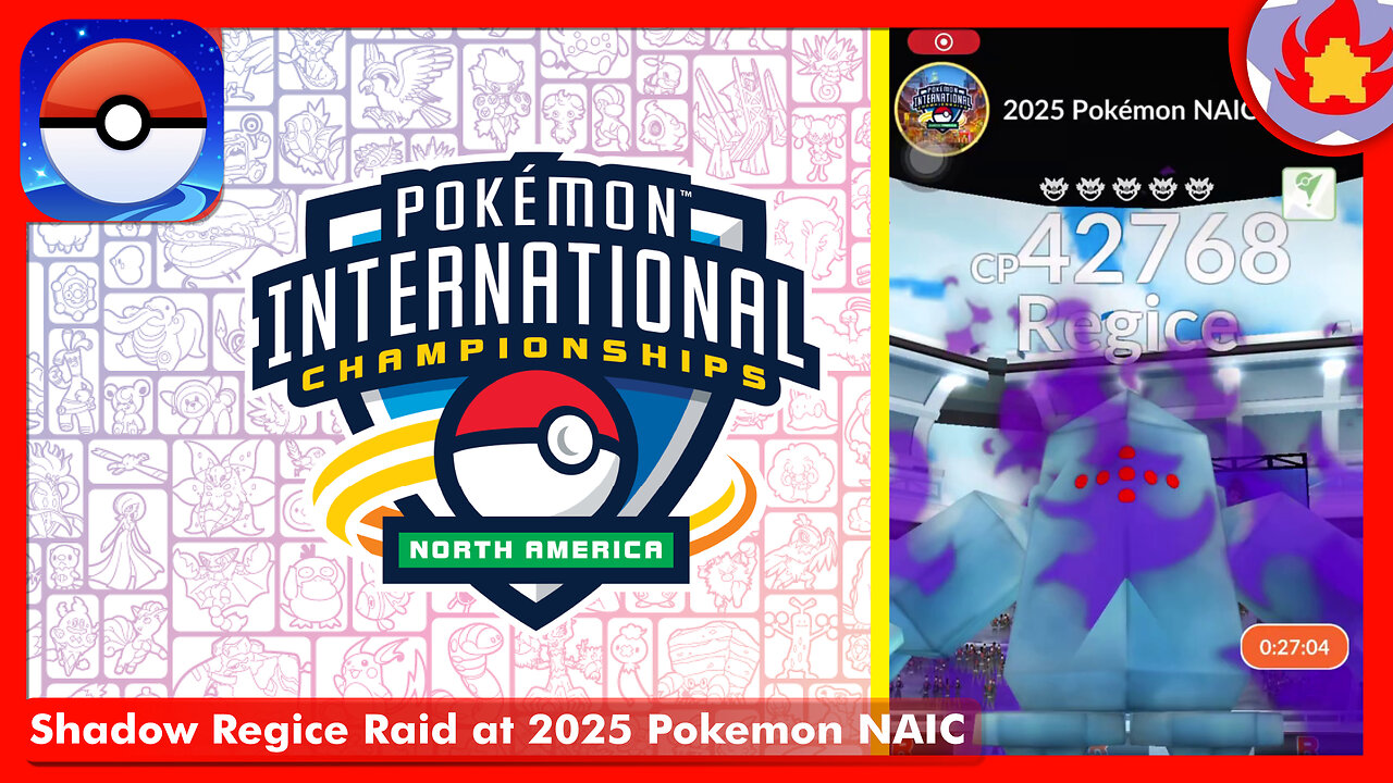 Shadow Regice Raid at 2025 Pokemon NAIC | Pokemon GO